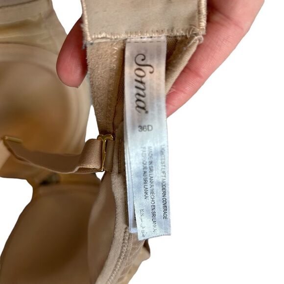Soma lightest lift modern coverage beige amber size 36D - Picture 5 of 5